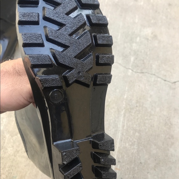 Black with Ribbon Rain Boots - Picture 2 of 3